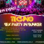 New event! Techno Sex Party in BUNKER (MEN only)! Every Thursday 16:00 - 02:00 E…